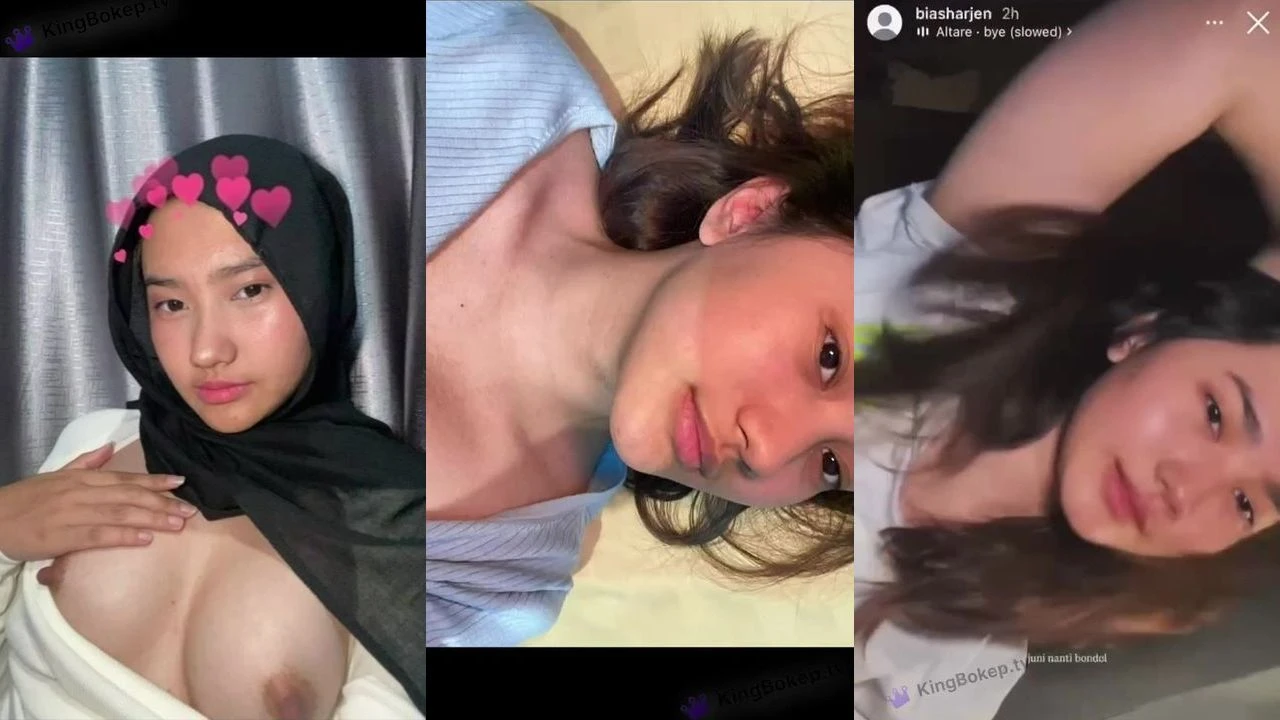 Video ABG Hijab Cakep Buka Jilbab Benerin Tetek